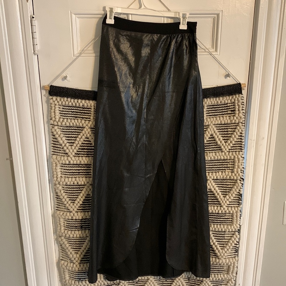 Express Sparkle Overlay Maxi Skirt